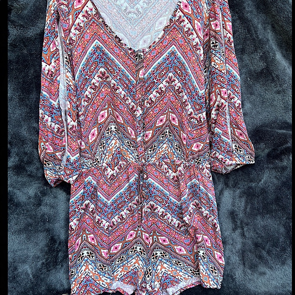 Patterned Romper